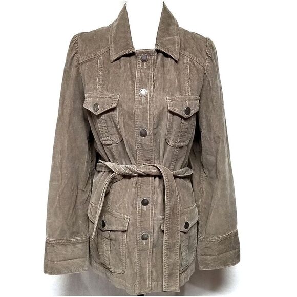 VINTAGE Gloria Vanderbilt Corduroy Utility Jacket - Picture 1 of 8
